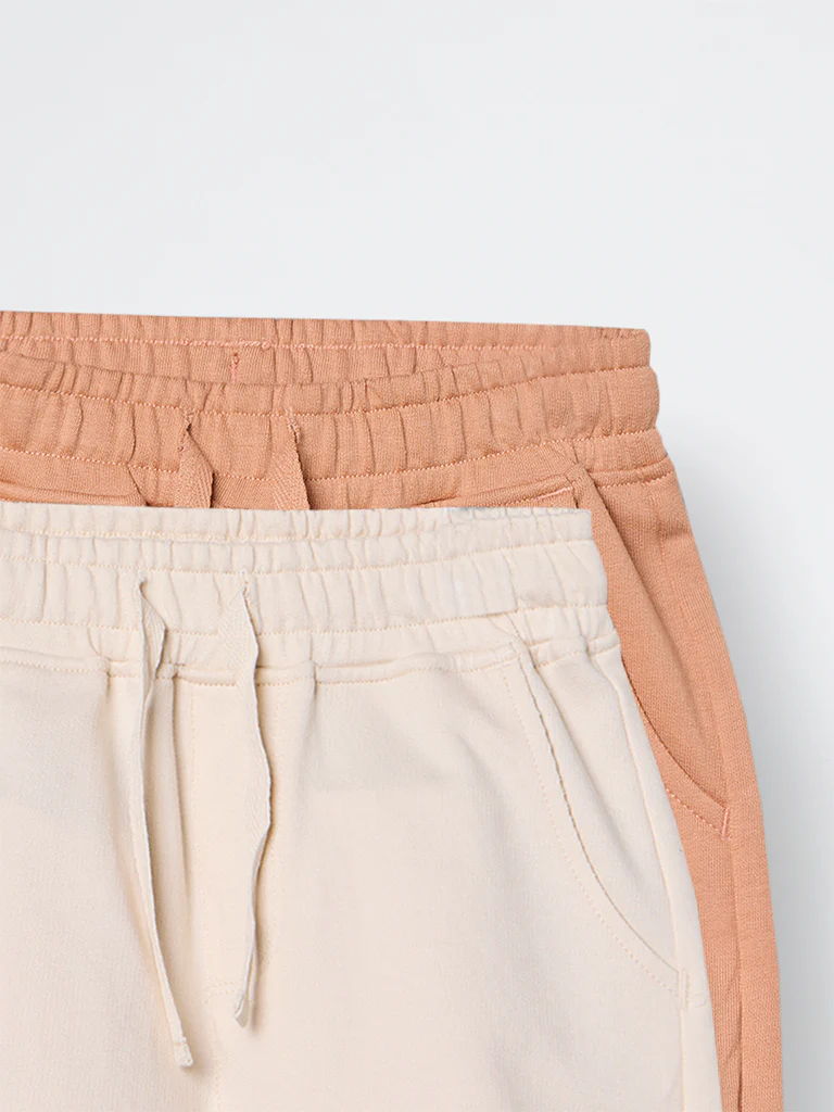 2-Pack HOP Kids Boys Multicolour Mid-Rise Cotton Shorts - Exclusive - Image 3