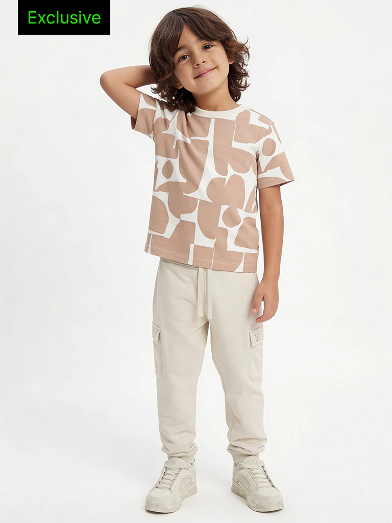 3-Pack HOP Kids Boys Multicolour Printed Cotton T-Shirts - Exclusive