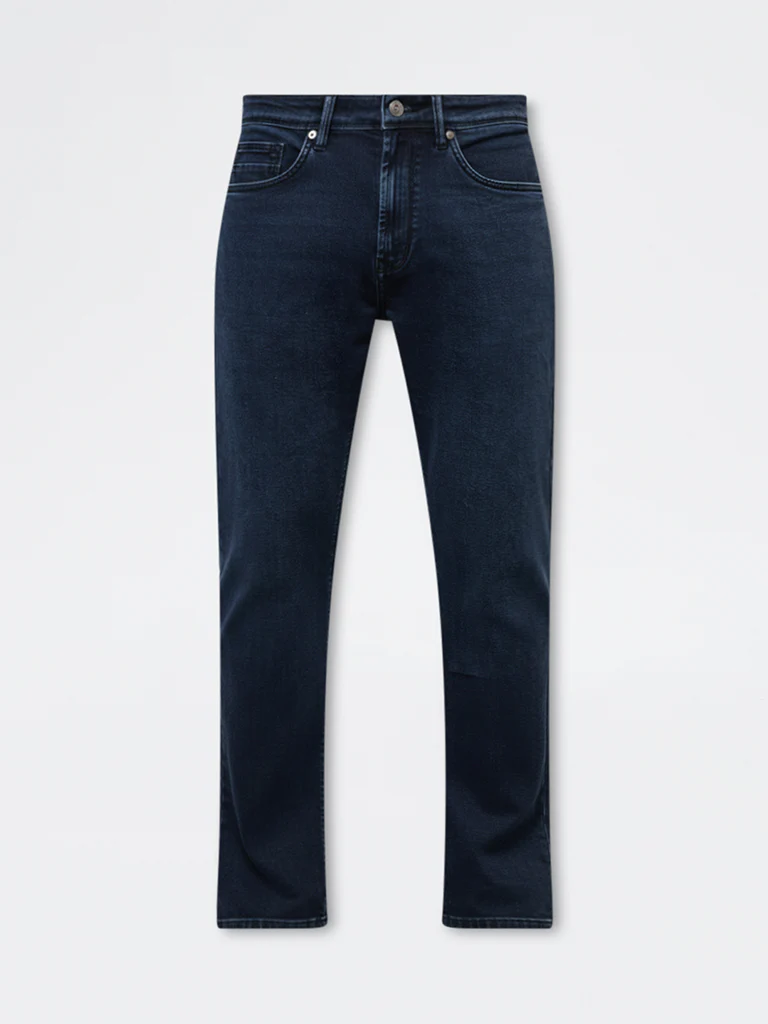 Ascot Blue Relaxed-Fit Mid-Rise Jeans - Image 5