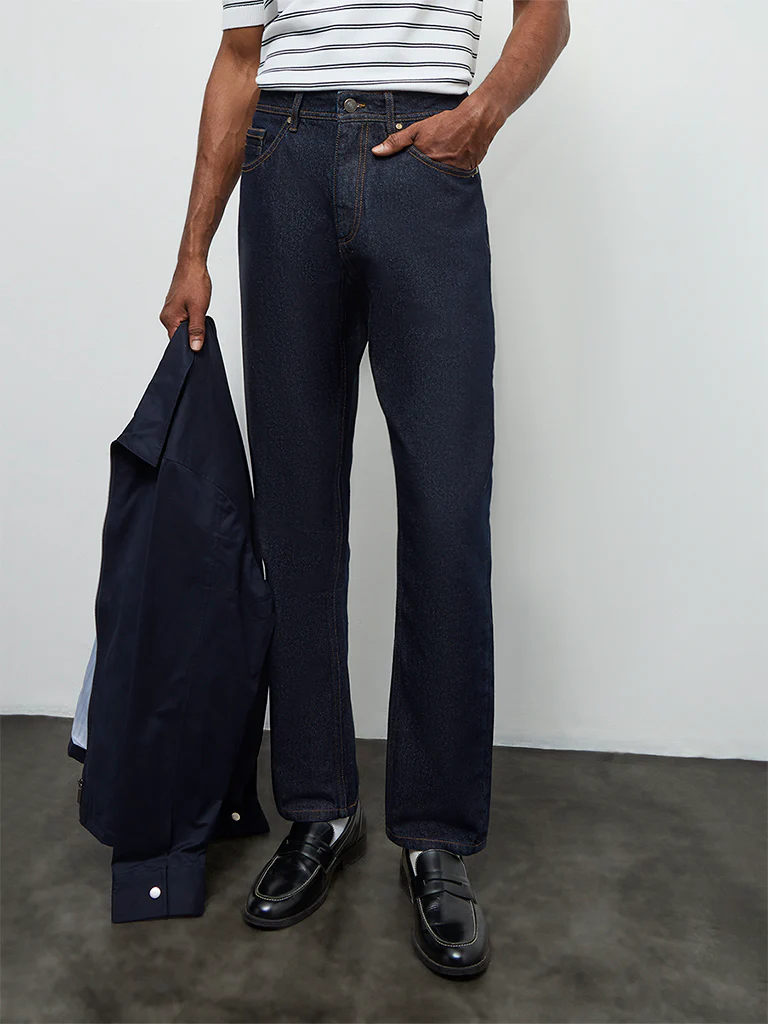 Ascot Indigo Relaxed-Fit Mid-Rise Jeans - Image 2