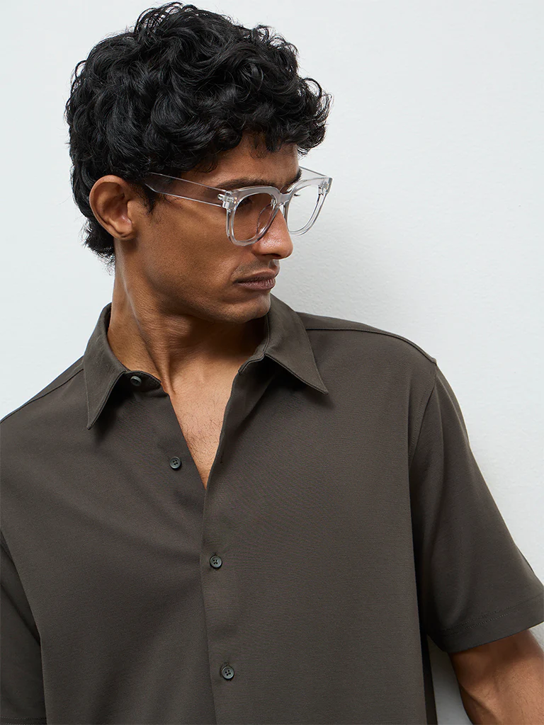 Ascot Olive Relaxed-Fit Shirt - Image 4