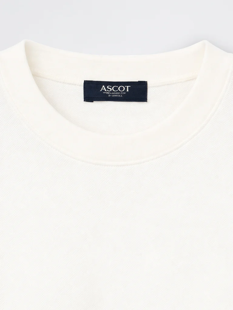 Ascot White Relaxed-Fit Cotton T-Shirt - Image 4