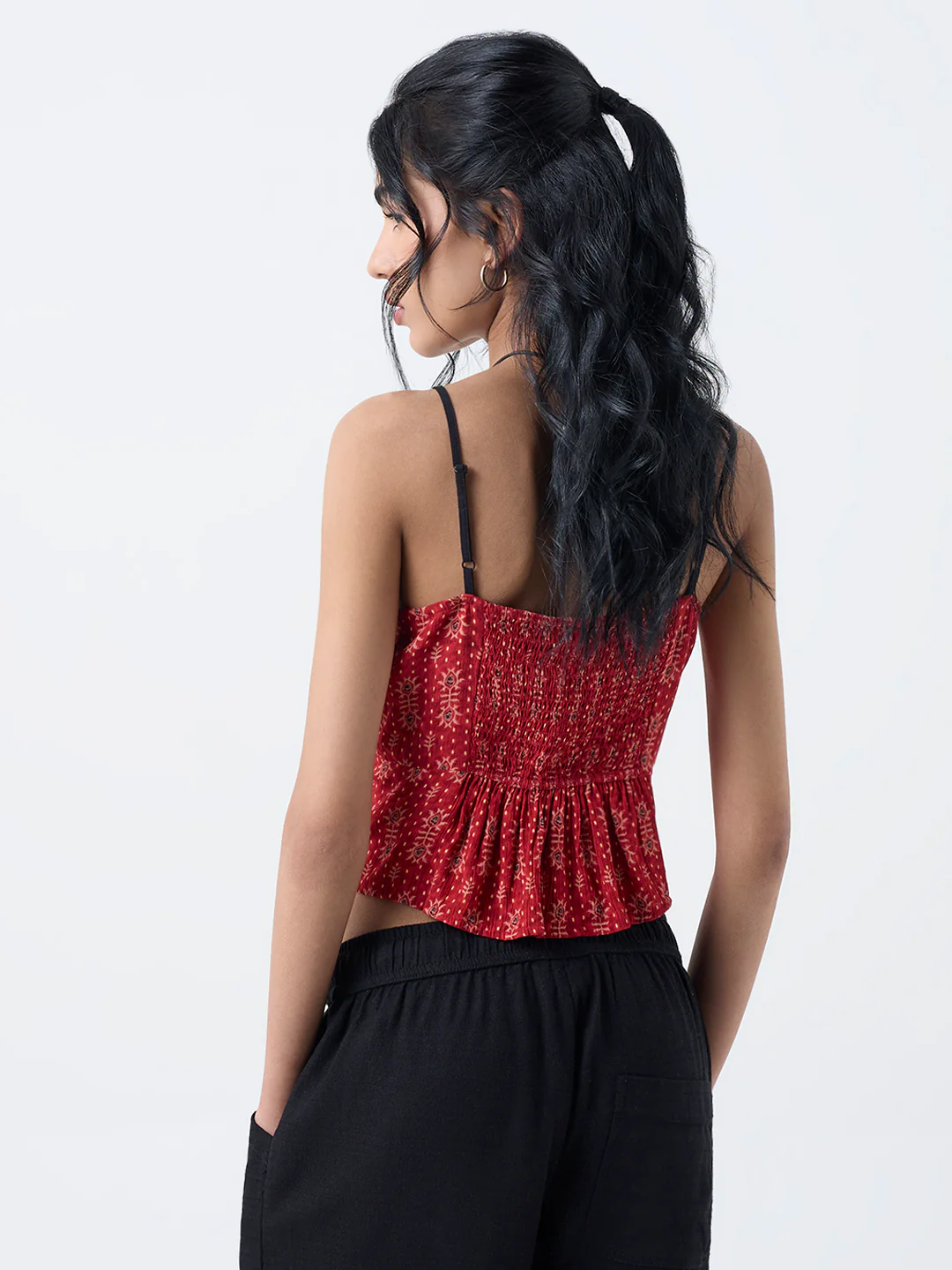 Bombay Paisley Red Printed Top - Image 4