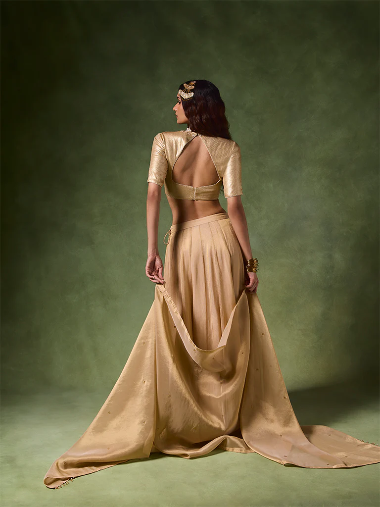 Embellished Blouse – Gold - Image 4