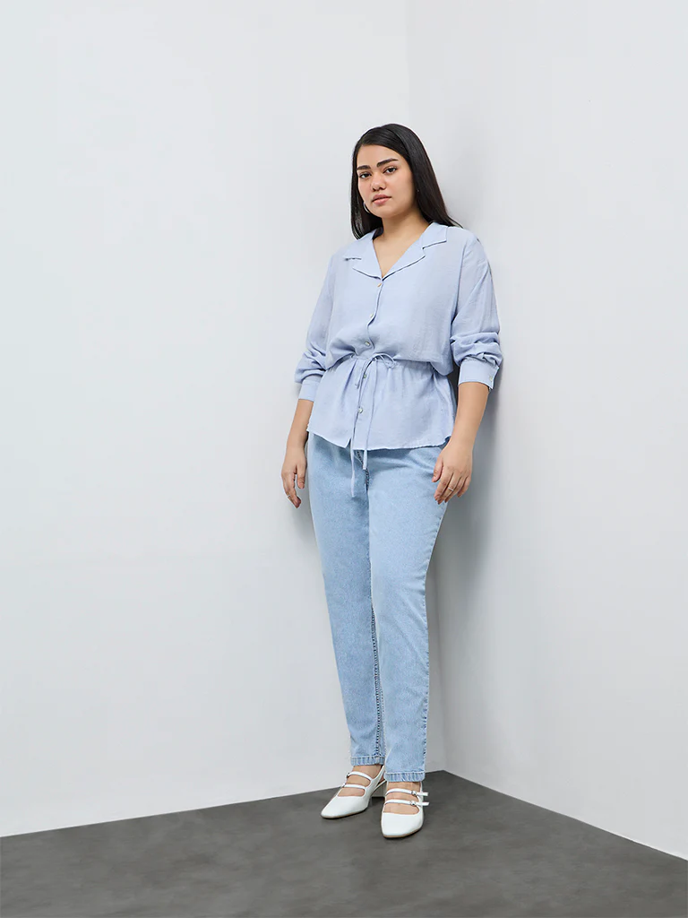 Gia Blue High-Rise Denim Jeggings