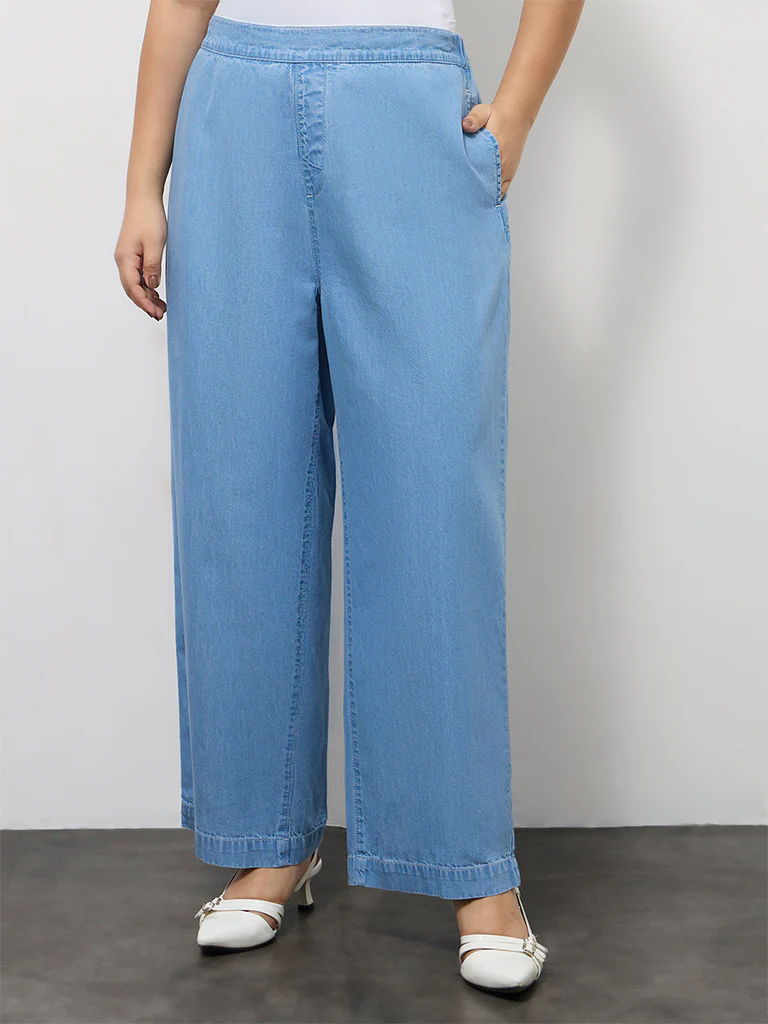 Gia Blue High-Rise Denim Jeggings - Image 2