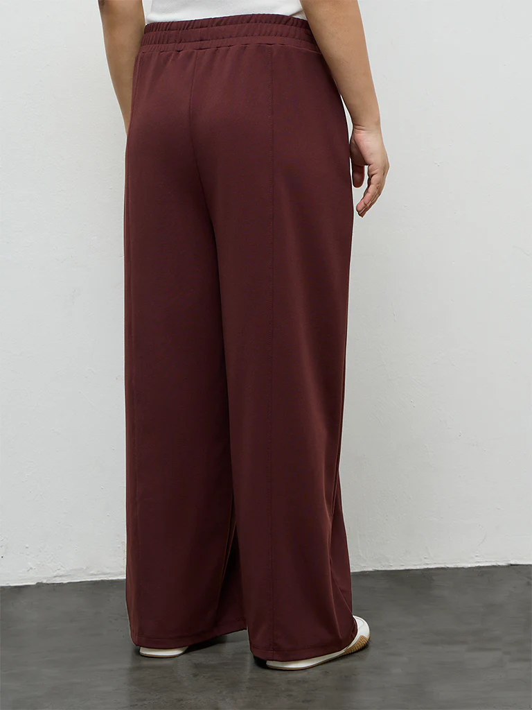 Gia Dark Brown High-Rise Pants - Image 4