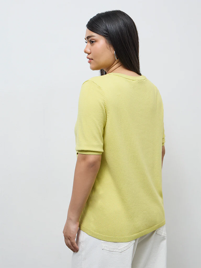 Gia Lime Solid Top - Image 4