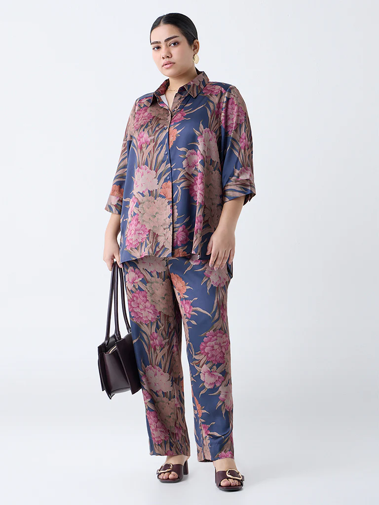 Gia Multicolour Botanical Detailed Shirt - Image 2