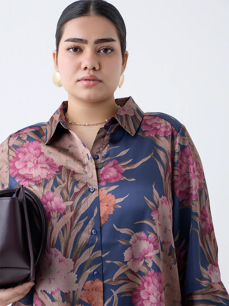 Gia Multicolour Botanical Detailed Shirt - Image 3
