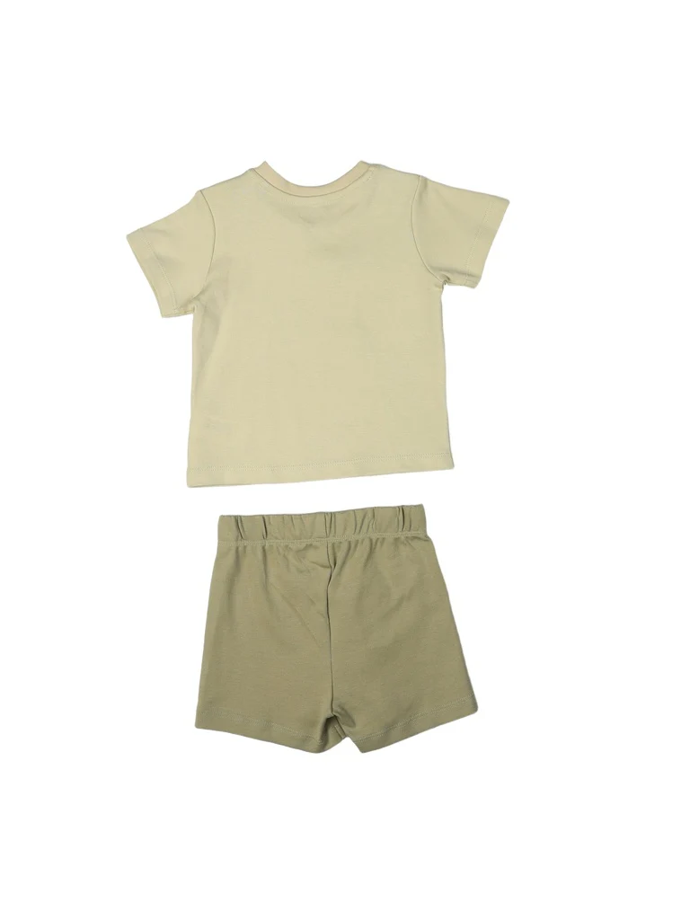 HOP Baby Boys Multicolour Printed Cotton T-Shirt and Shorts Set - Exclusive - Image 3