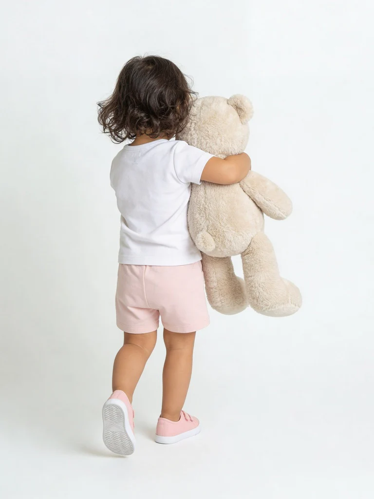 HOP Baby Girls Multicolour Printed Cotton T-Shirt and Shorts Set - Exclusive - Image 2