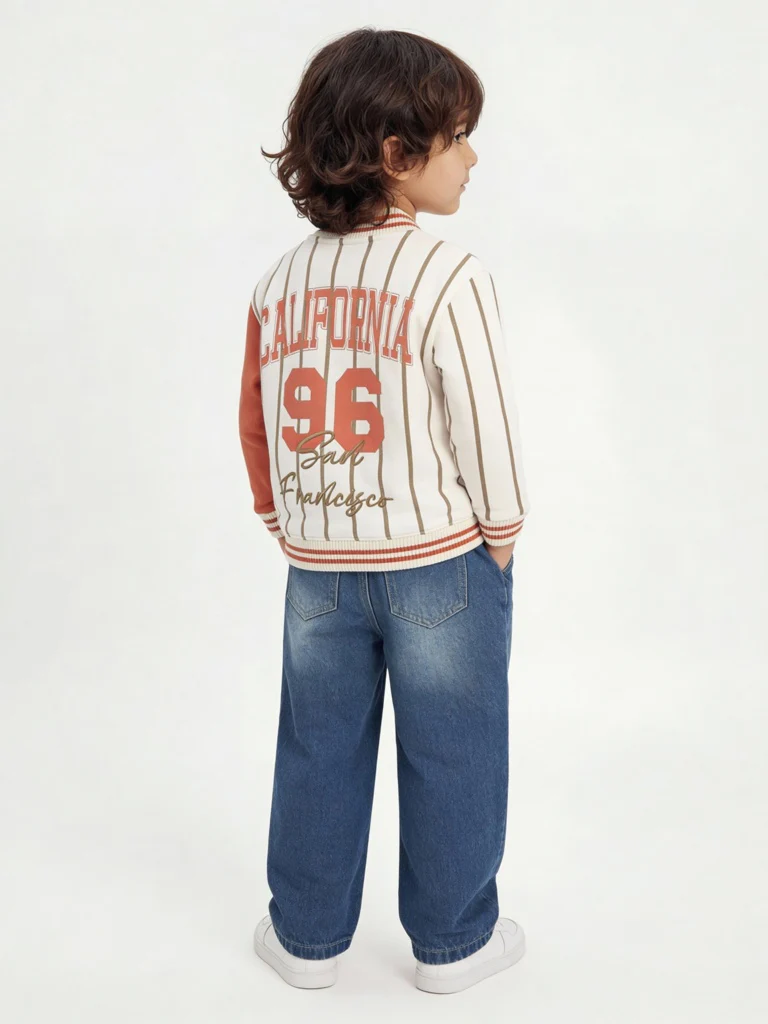 HOP Kids Boys Blue Washed Mid-Rise Jeans - Image 3