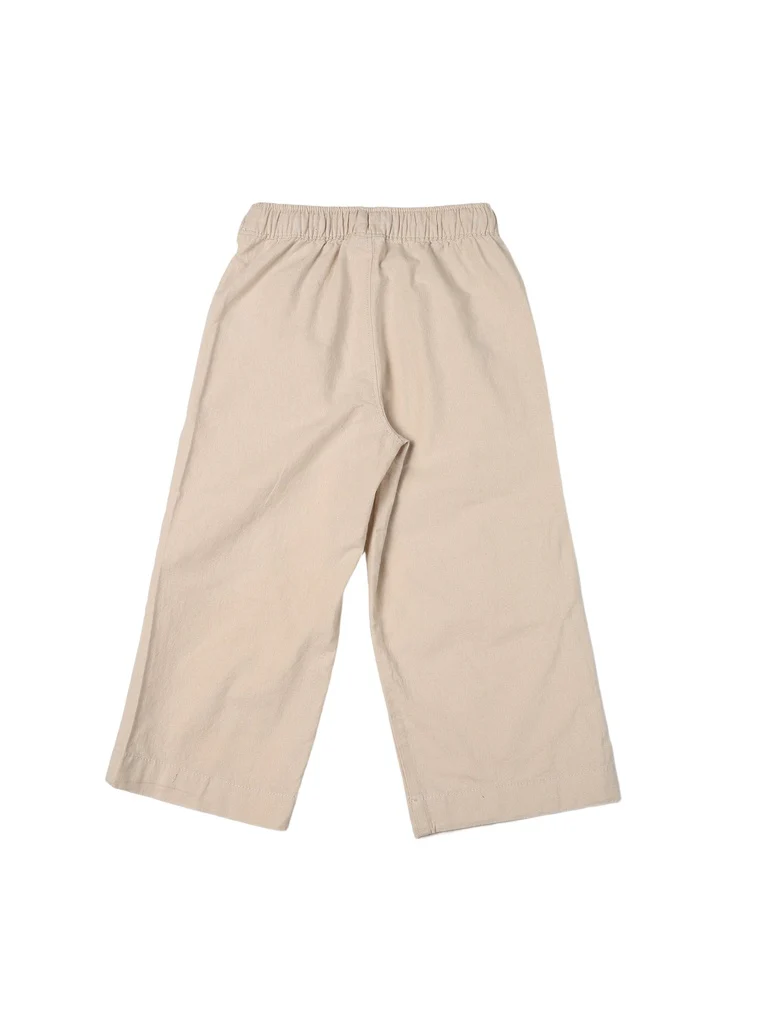 HOP Kids Boys Stone Multi-Pocket Relaxed Fit Cotton Cargo Trousers - Image 4