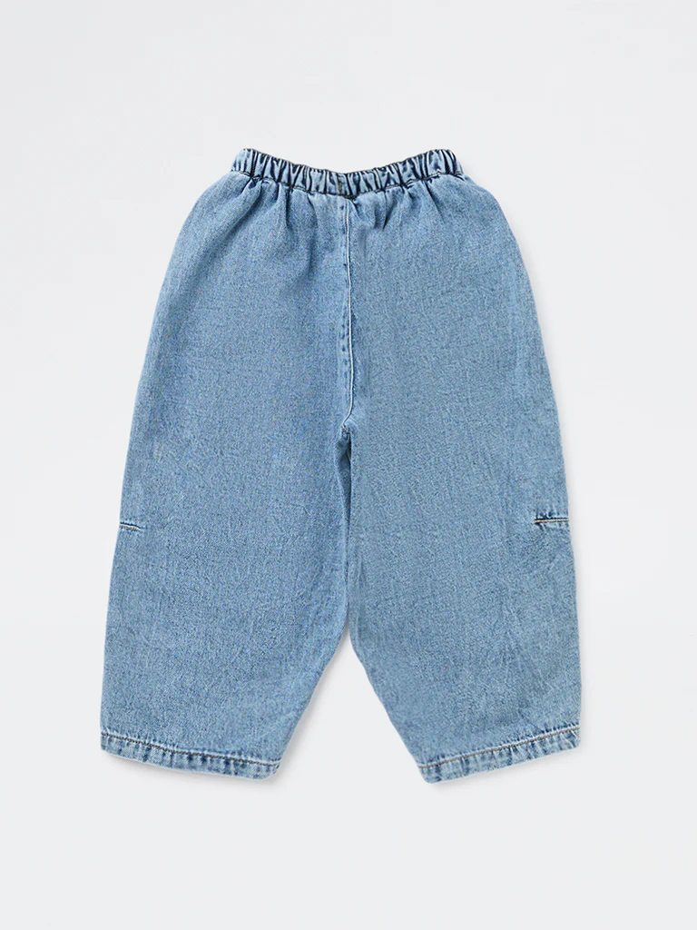 HOP Kids Girls Light Blue Washed Mid-Rise Jeans - Image 3
