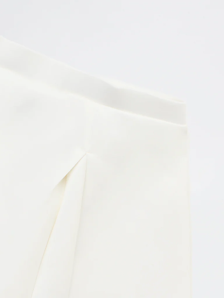 HOP Kids Girls White Striped High-Rise Skirt - Image 6