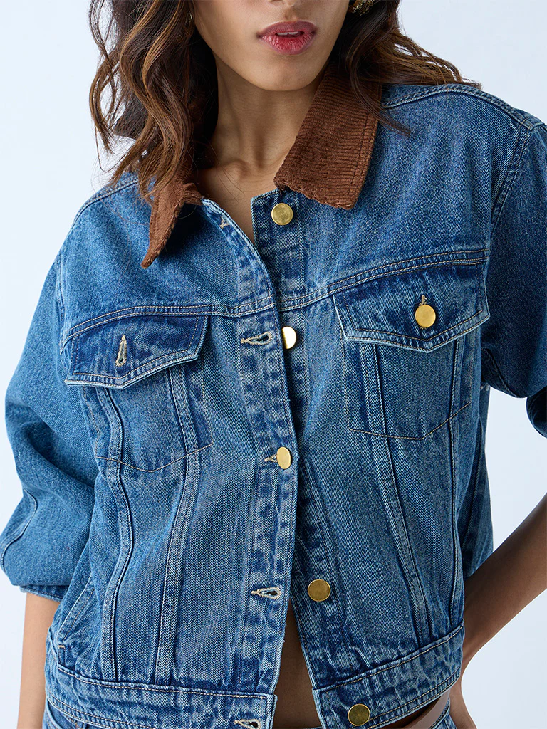 LOV Blue Denim Jacket - Image 3