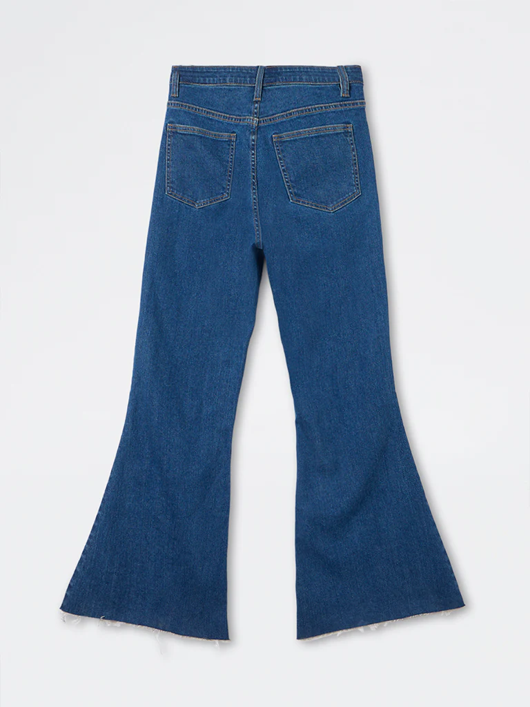 LOV Blue High-Rise Bootcut Jeans - Image 2