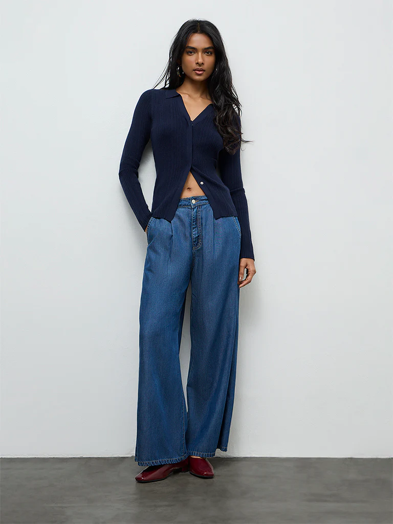 LOV Blue High Rise Jeans