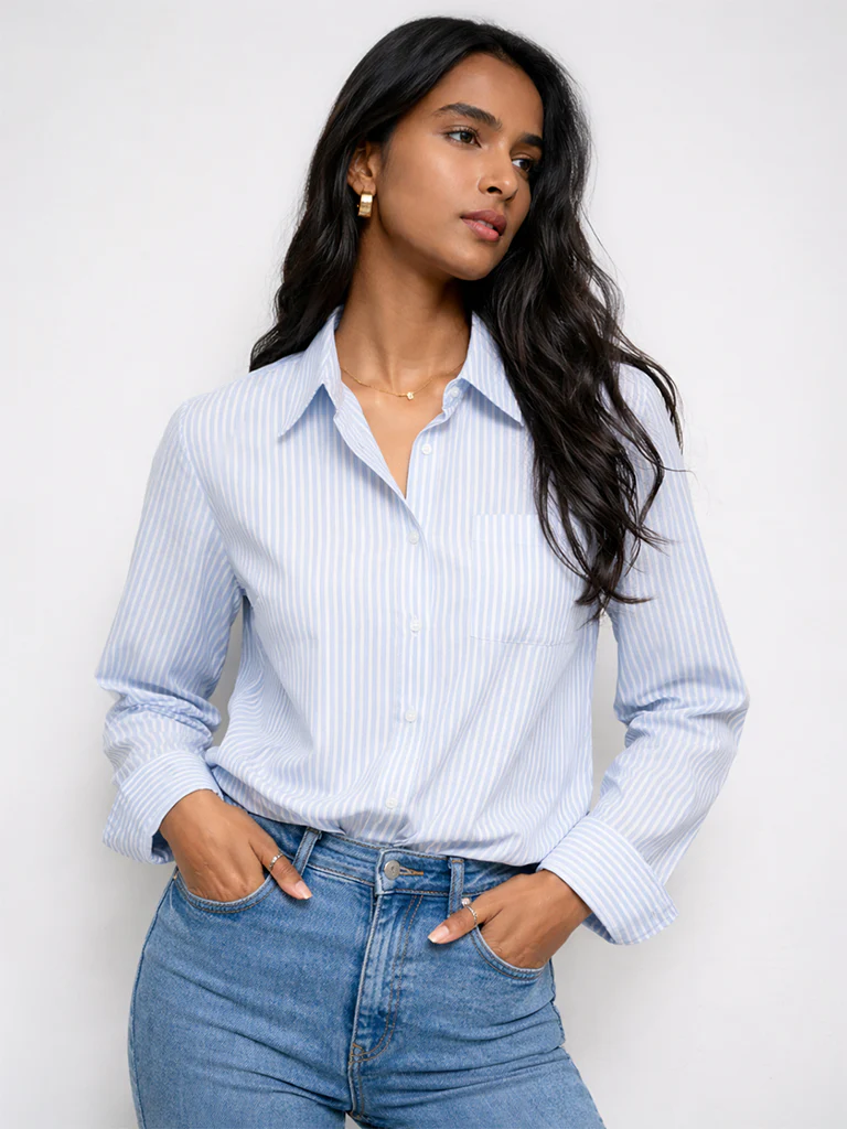 LOV Blue Striped Shirt - Image 2