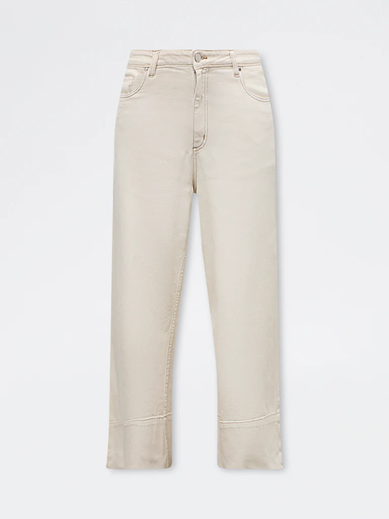LOV Off-White High-Rise Jeans - Image 5