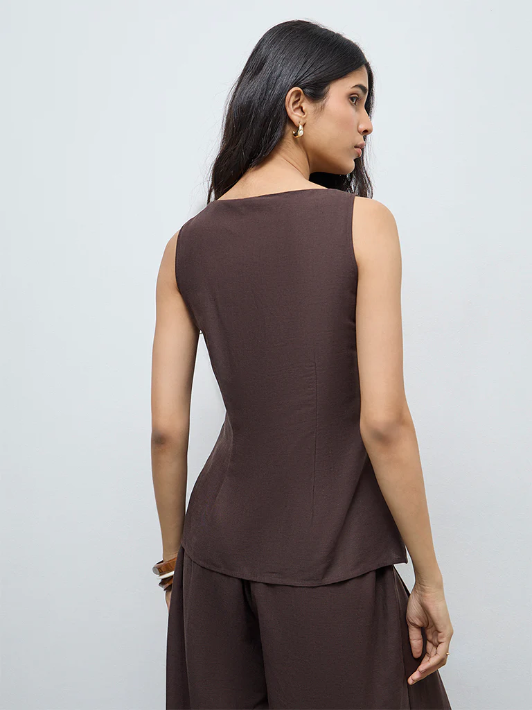 LOV Dark Brown Blend Top - Image 4