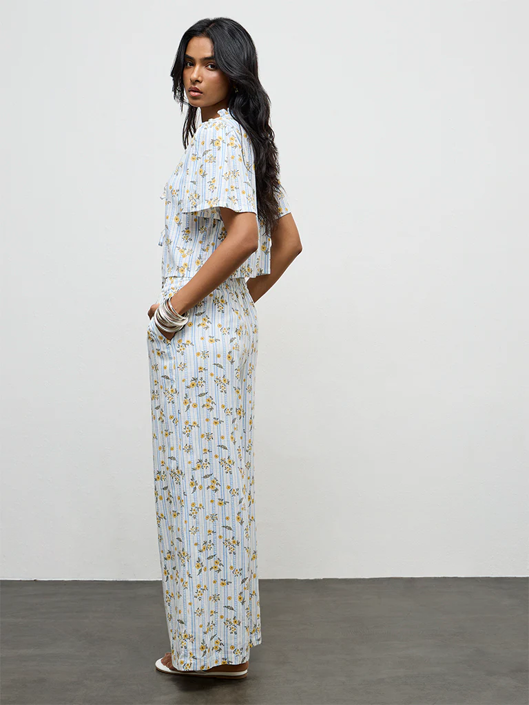 LOV Multicolor Floral Printed High-Rise Pants - Image 4