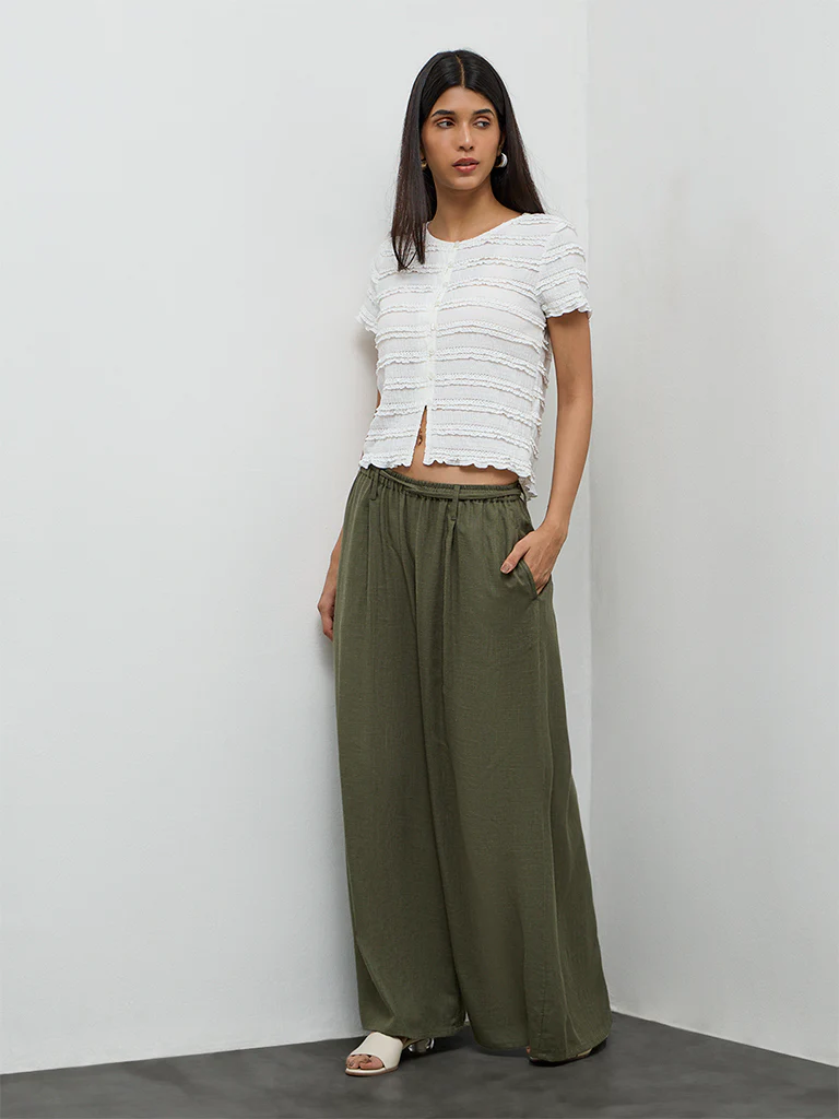 LOV White Embroidered Top - Image 2