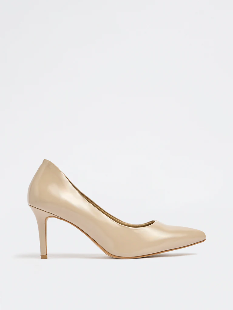 LUNA BLU Beige Stiletto Pump Shoes - Image 2