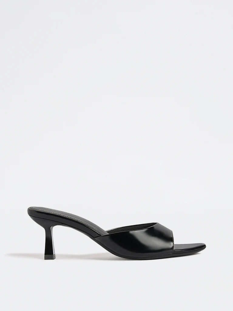 LUNA BLU Black Heel Sandals - Image 2