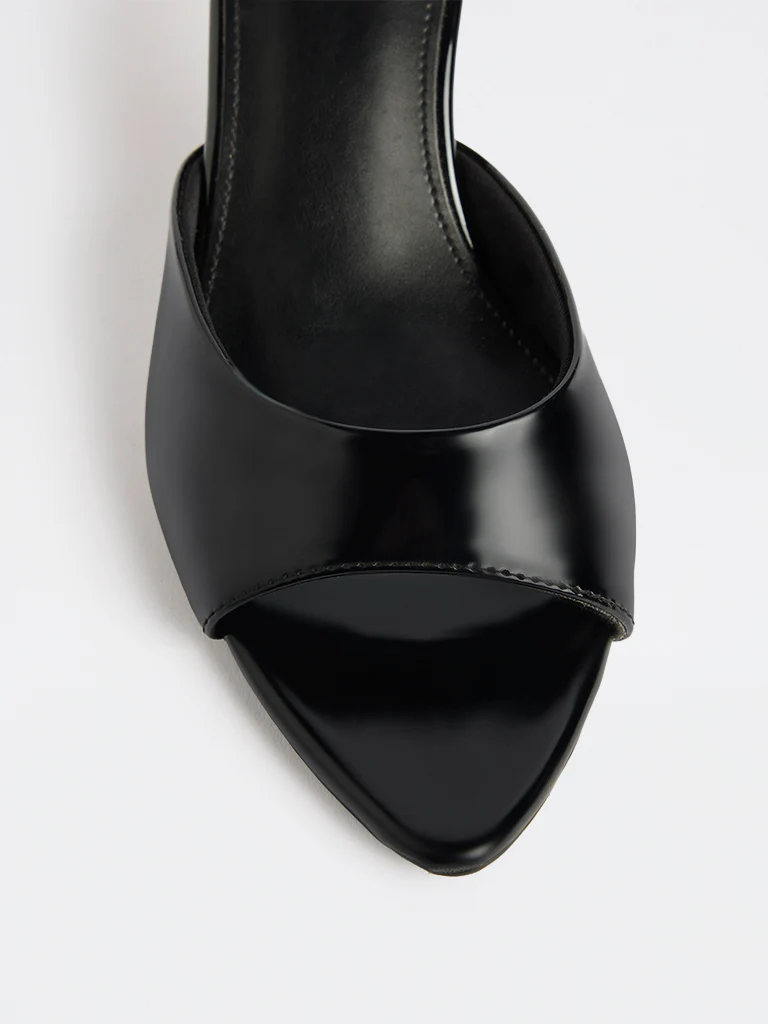 LUNA BLU Black Heel Sandals - Image 4