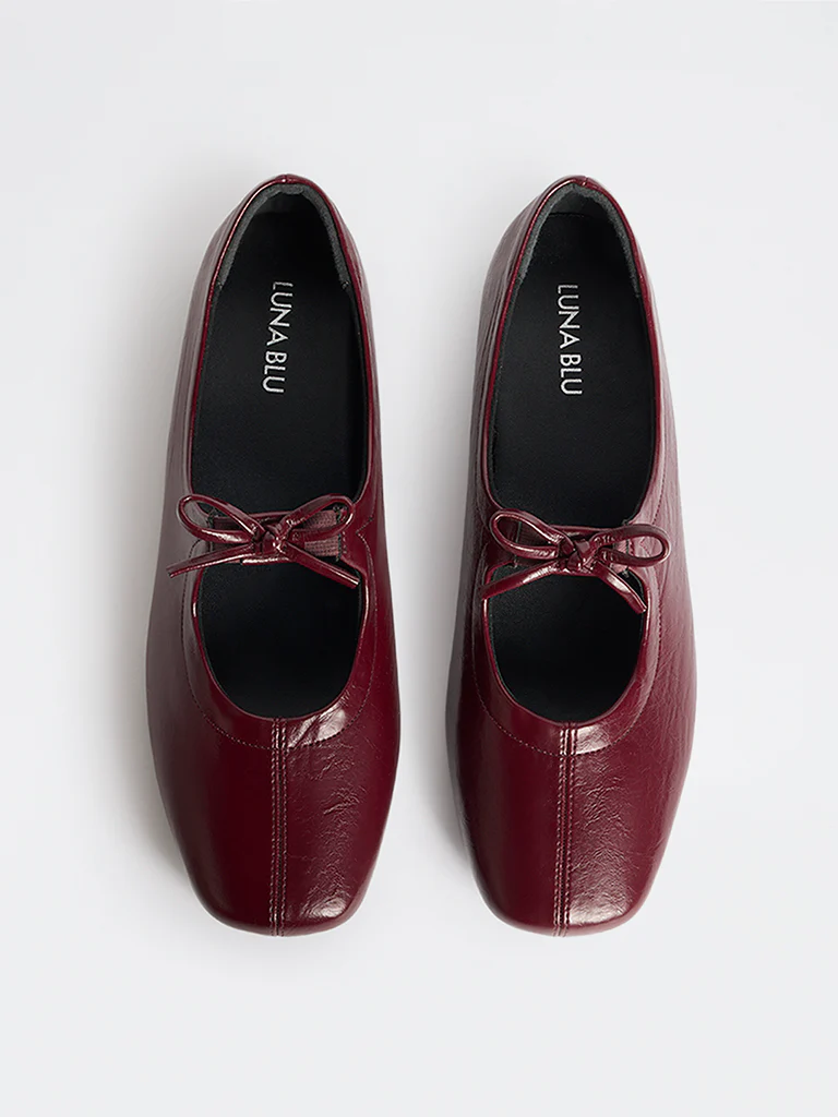 LUNA BLU Burgundy Mary Jane Shoes - Image 2