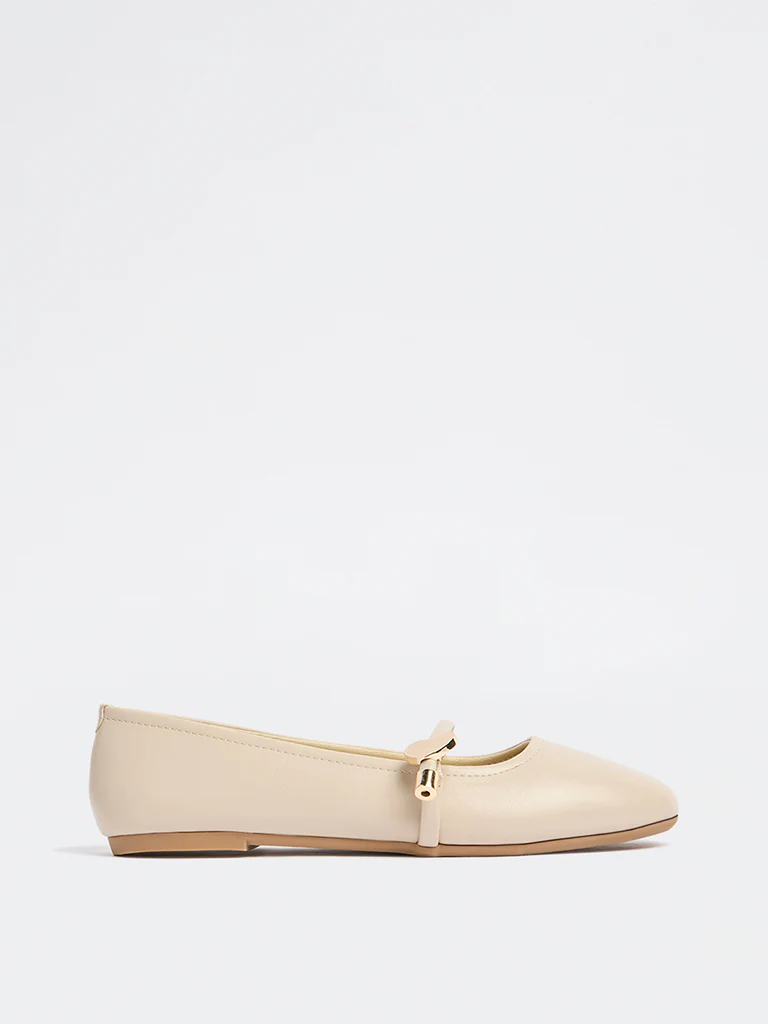 LUNA BLU Cream Mary Jane Shoes - Image 2