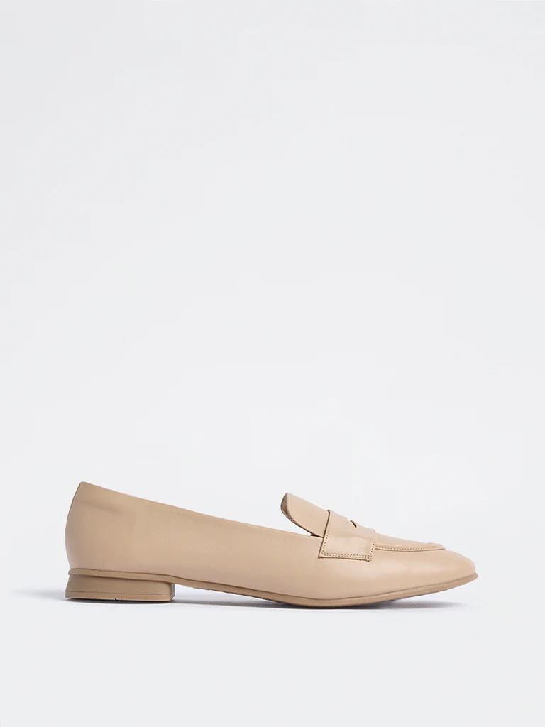 LUNA BLU Cream Saddle Loafers - Image 2