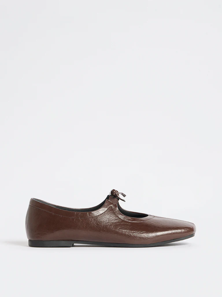 LUNA BLU Dark Brown Mary Jane Shoes