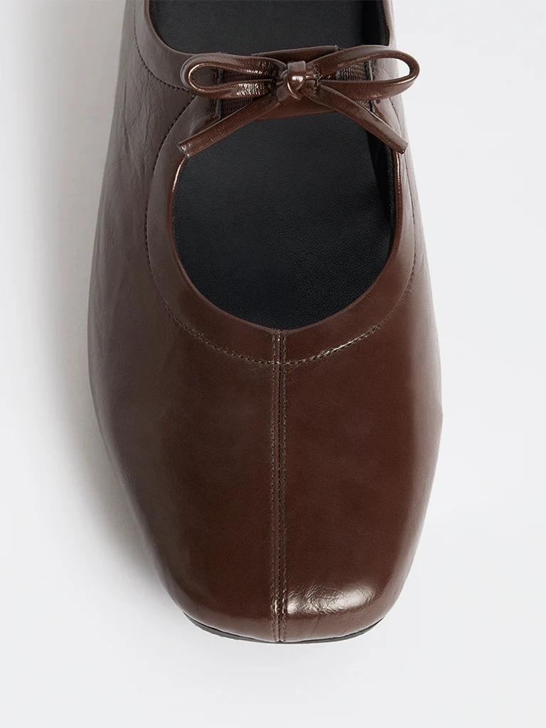 LUNA BLU Dark Brown Mary Jane Shoes - Image 3