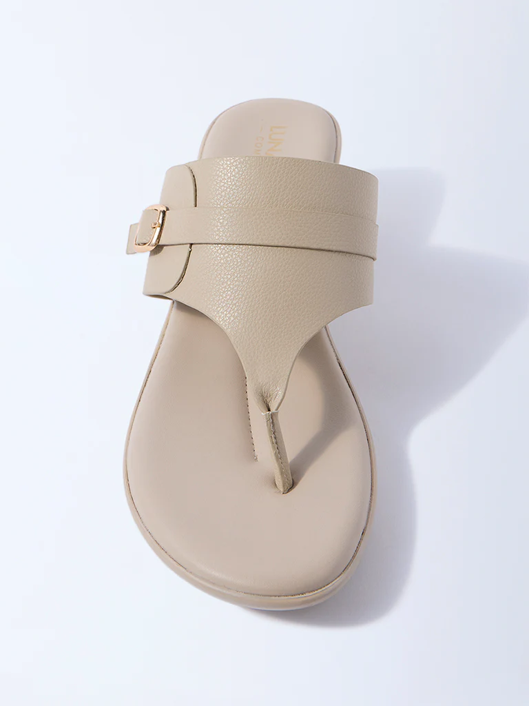 LUNA BLU Ivory Comfort Sandals - Image 3