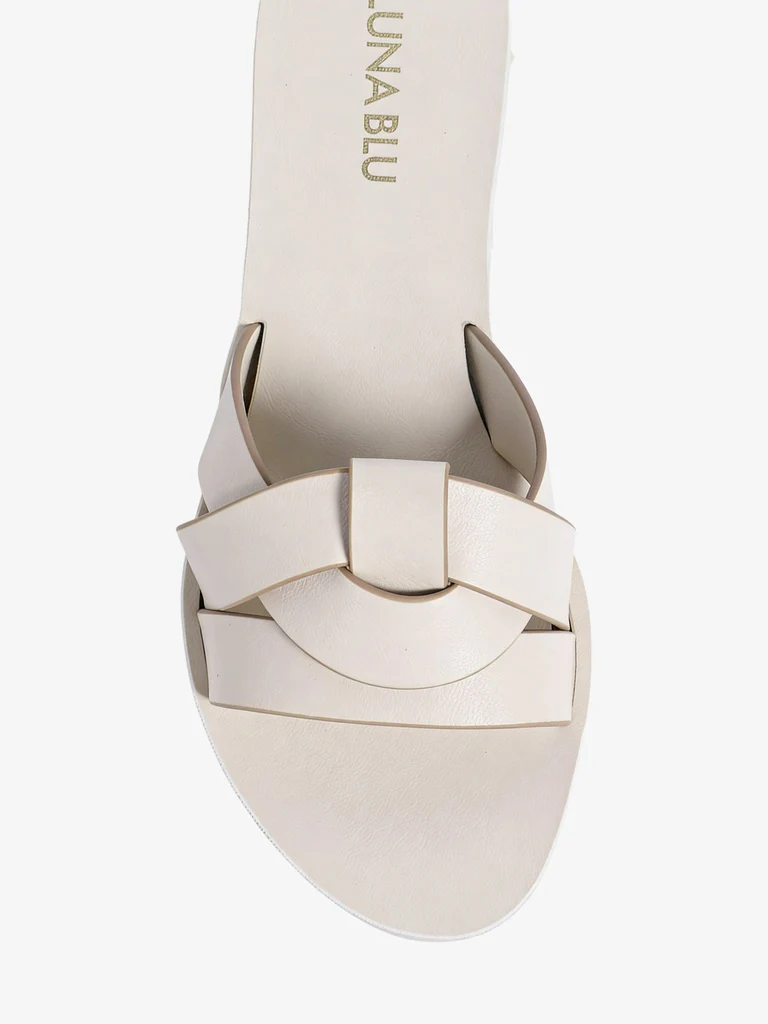 LUNA BLU Ivory Solid Slides - Image 2