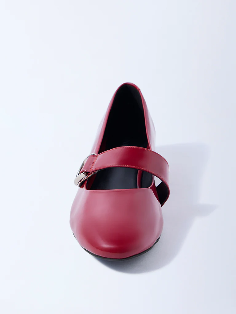 LUNA BLU Red Mary Jane Shoes - Image 3