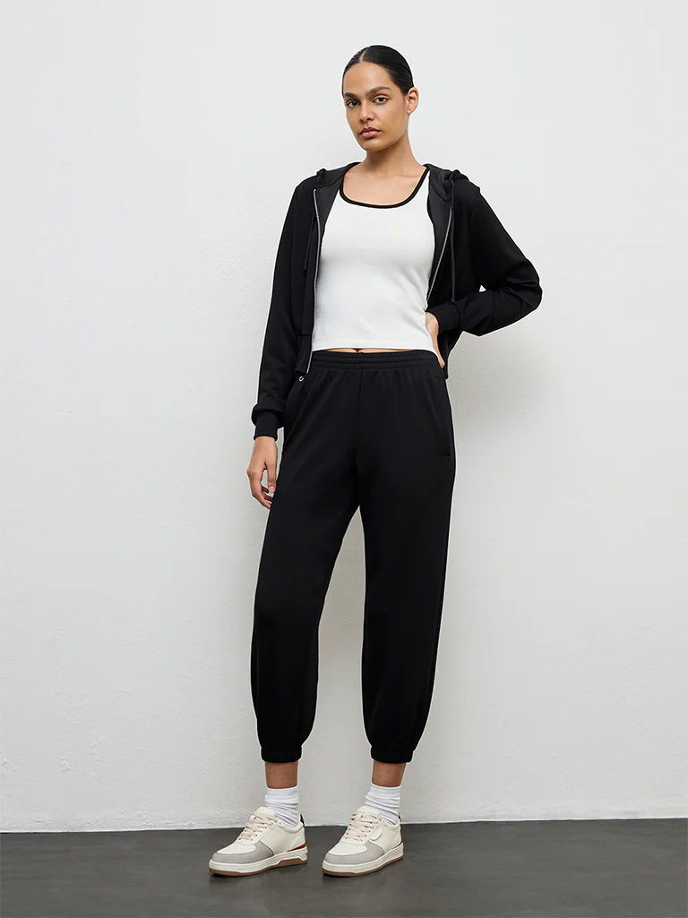 Nuoflexx Black High-Rise Joggers