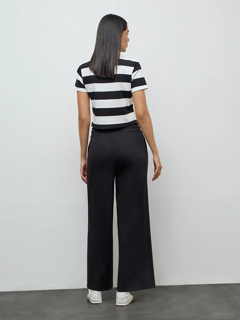 Nuoflexx Black High-Rise Pants - Image 4