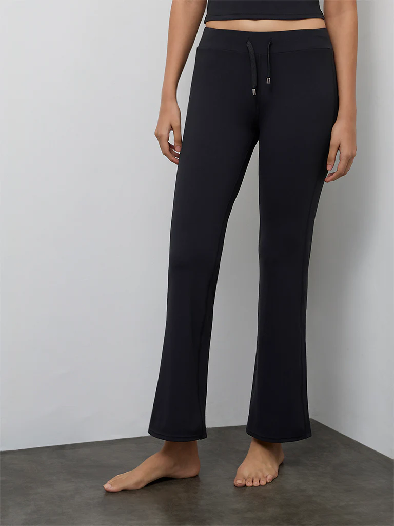 Nuoflexx Black High-Rise Track Pants - Image 2