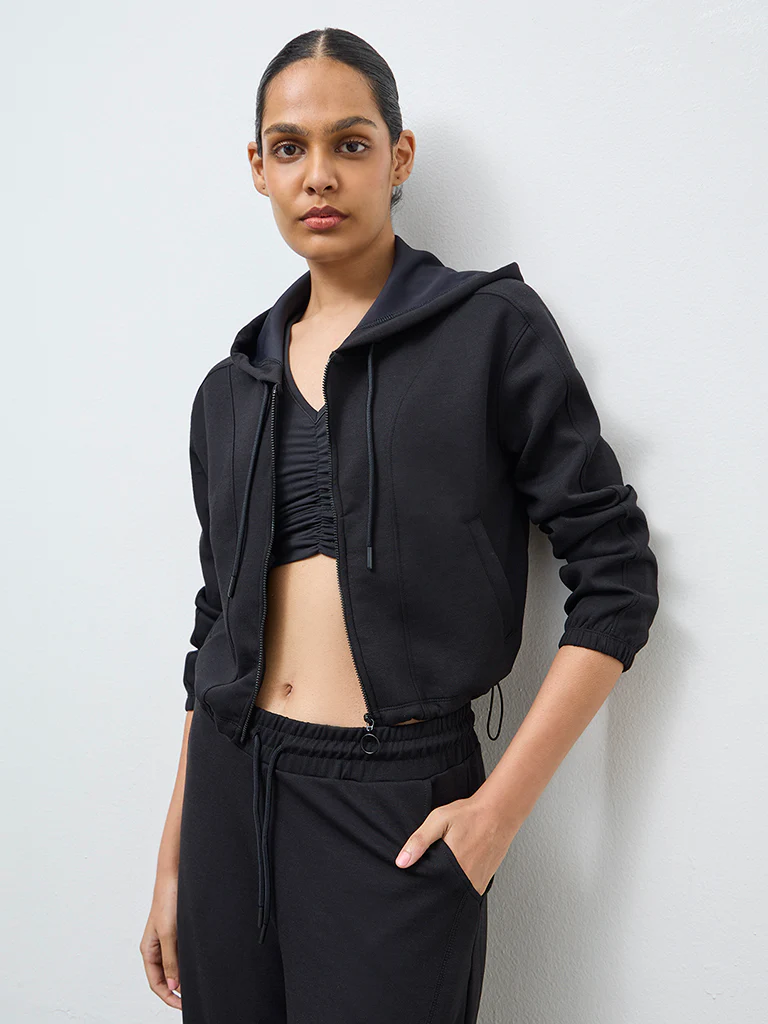 Nuoflexx Black Hooded Jacket