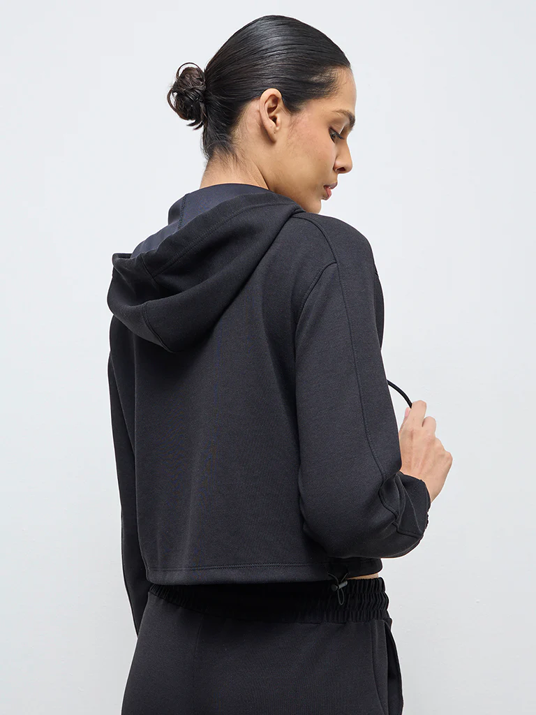 Nuoflexx Black Hooded Jacket - Image 4