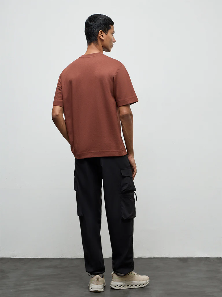 Nuoflexx Black Relaxed-Fit Mid-Rise Cargo Pants - Image 5