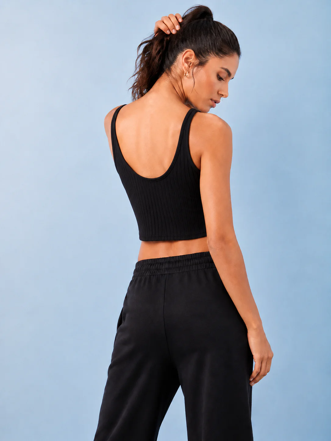 Nuoflexx Black Ribbed Top - Image 4