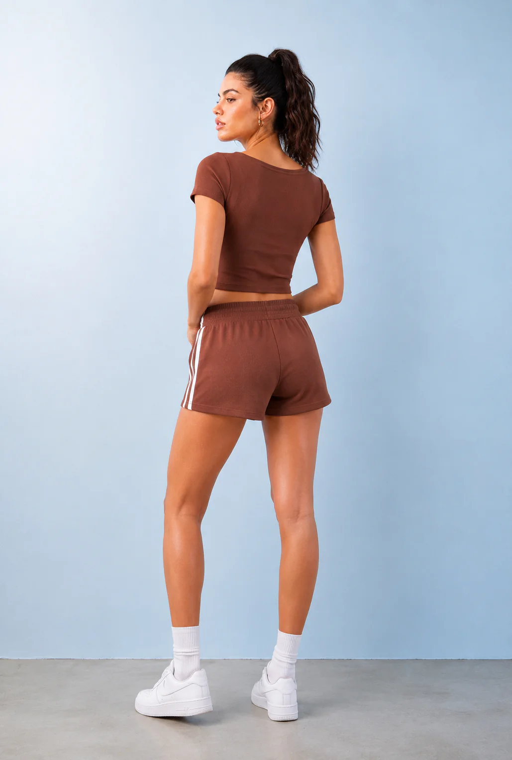 Nuoflexx Brown Ribbed Top - Image 4