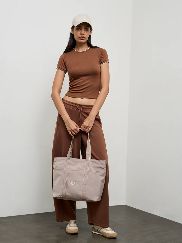 Nuoflexx Brown Solid T-Shirt - Image 2