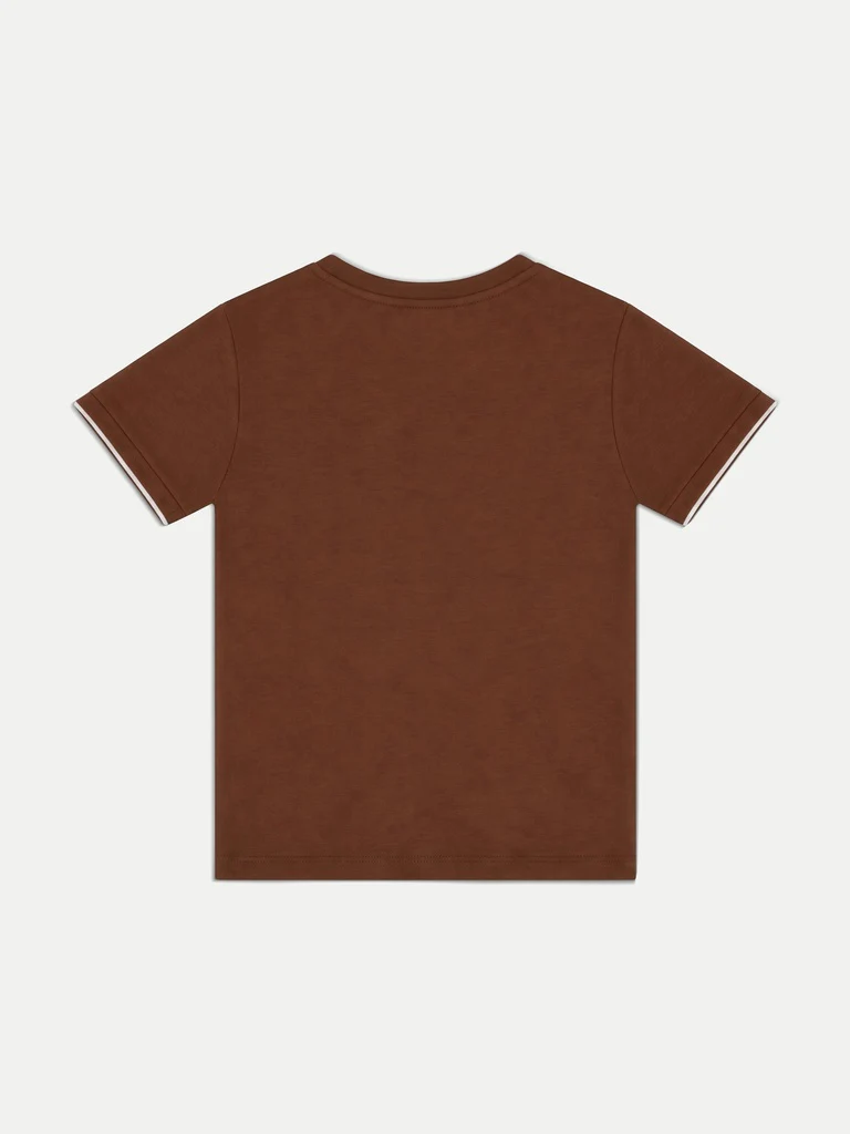 Nuoflexx Brown Solid T-Shirt - Image 6
