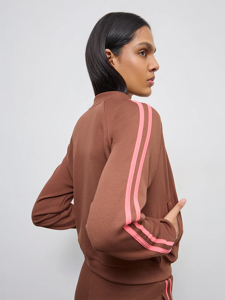 Nuoflexx Brown Striped Jacket - Image 4